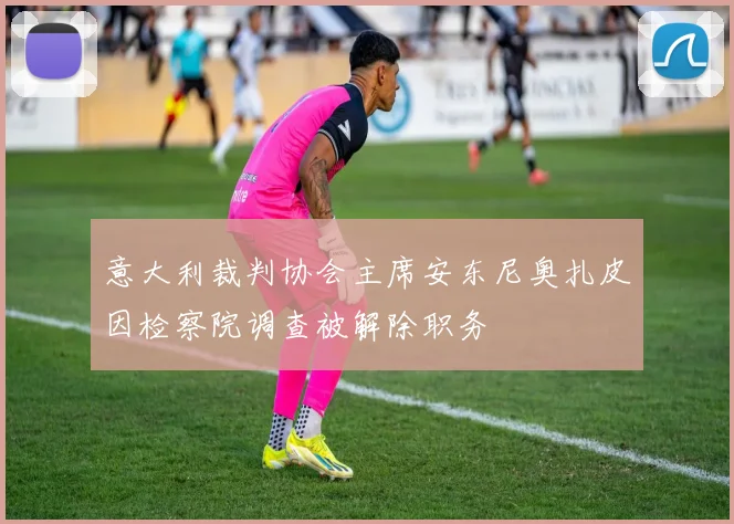 意大利裁判协会主席安东尼奥扎皮因检察院调查被解除职务